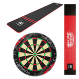 Target Rift Dartboard + Arc Light + World Chamion Mat Bundle-4-Red-Premier Darts