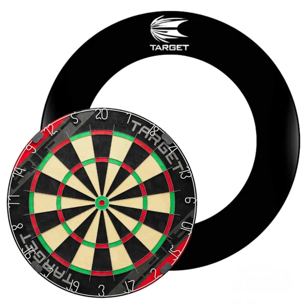 Target Rift Dartboard + Tour Surround Bundle-1-Black-Premier Darts