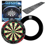 Target Rift Dartboard Board + Corona Light + World Chamion Mat + Tour Surround Bundle