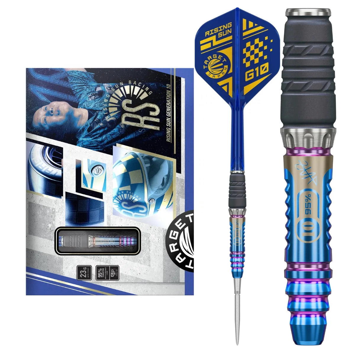 Target Japan Haruki Muramatsu Rising Sun G10 95% Steel Tip Darts