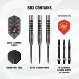 Shot Pro Series Raymond Smith Guru TP 90% Tungsten Steel Tip Darts-3-22 GRAM-Premier Darts