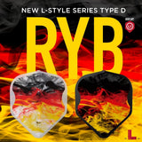 L-Style Darts L-Flight EZ L1 RYB Series V1 Type D Flights-2-Black-Premier Darts