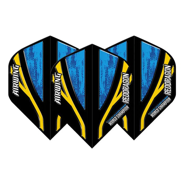 Red Dragon Airwing Luke Humphries Word Champion Black & Blue Standard Flights