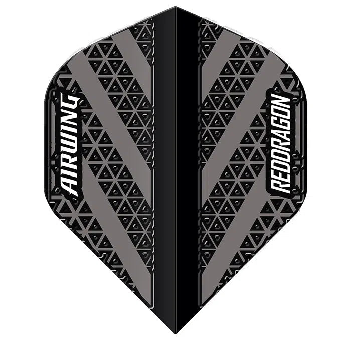 Red Dragon Airwing Moulded Black & Grey Standard Flights