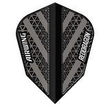 Red Dragon Airwing Moulded Black & Grey V-Standard Flights