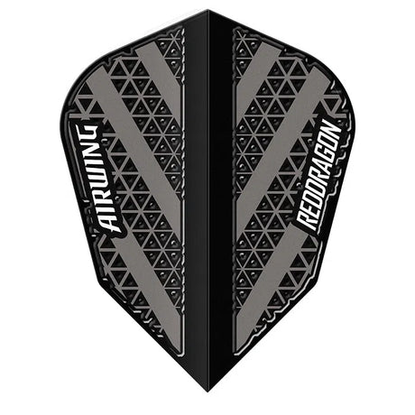 Red Dragon Airwing Moulded Black & Grey V-Standard Flights