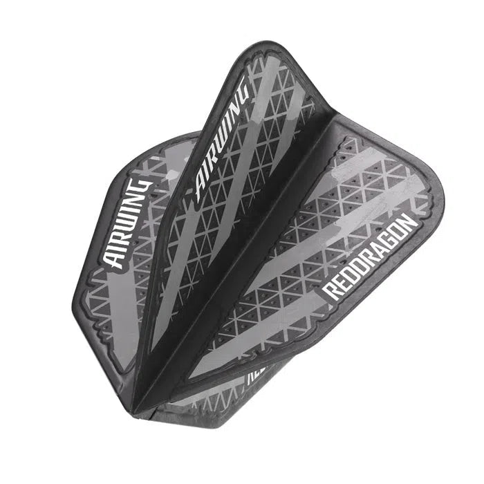 Red Dragon Airwing Moulded Black & Grey V-Standard Flights