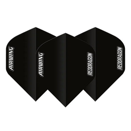 Red Dragon Airwing Moulded Black Standard Flights