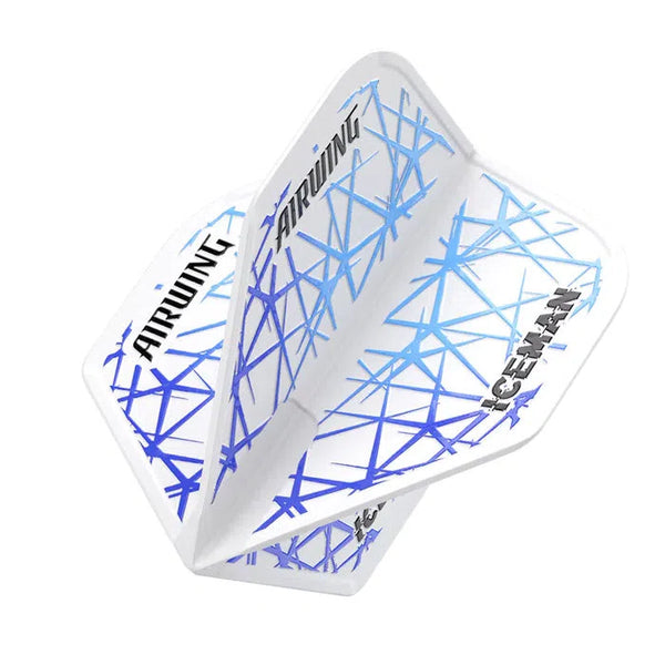 Red Dragon Airwing Moulded Gerwyn Price White Standard Flights-1-Premier Darts
