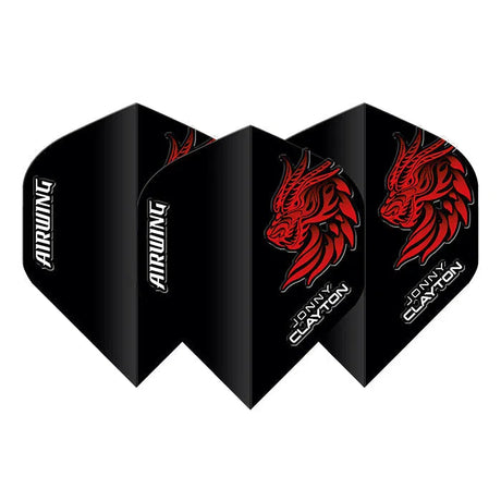 Red Dragon Airwing Moulded Jonny Clayton Dragon Standard Flights