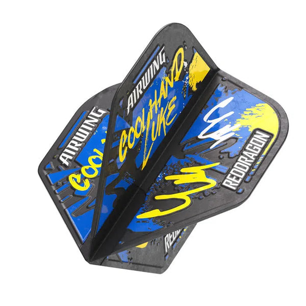 Red Dragon Airwing Moulded Luke Humphries Black Standard Flights-1-Premier Darts