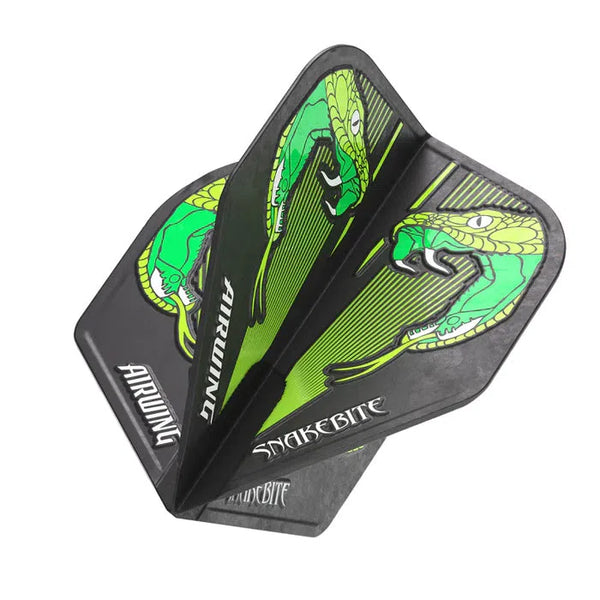 Red Dragon Airwing Moulded Peter Wright Green Standard Flights-1-Premier Darts