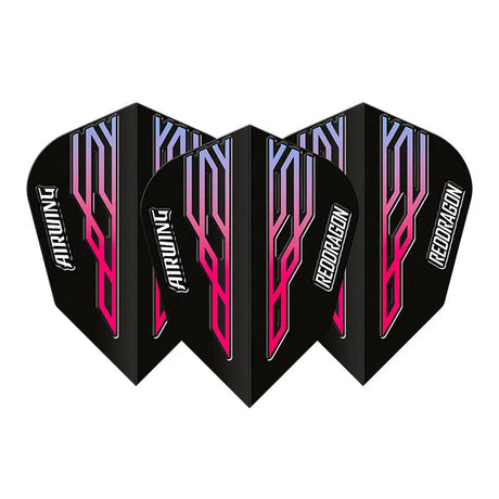 Red Dragon Airwing Moulded Pink & Blue Standard Flights