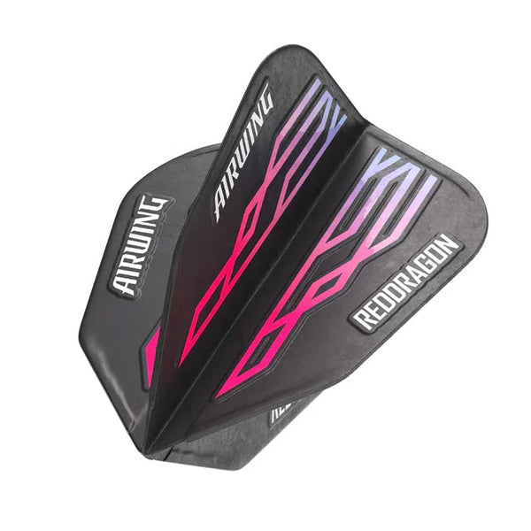 Red Dragon Airwing Moulded Pink & Blue Standard Flights-1-Premier Darts