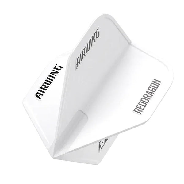 Red Dragon Airwing Moulded White Standard Flights-1-Premier Darts