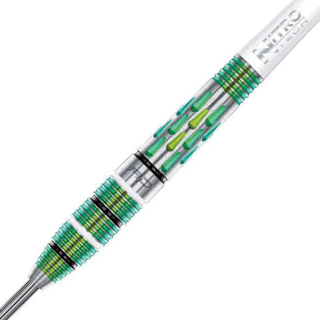 Red Dragon Artura Screamin' Green 90% Tungsten Steel Tip Darts