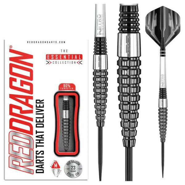 Red Dragon Carnage 3 90% Tungsten Steel Tip Darts-1-23 GRAM-Premier Darts