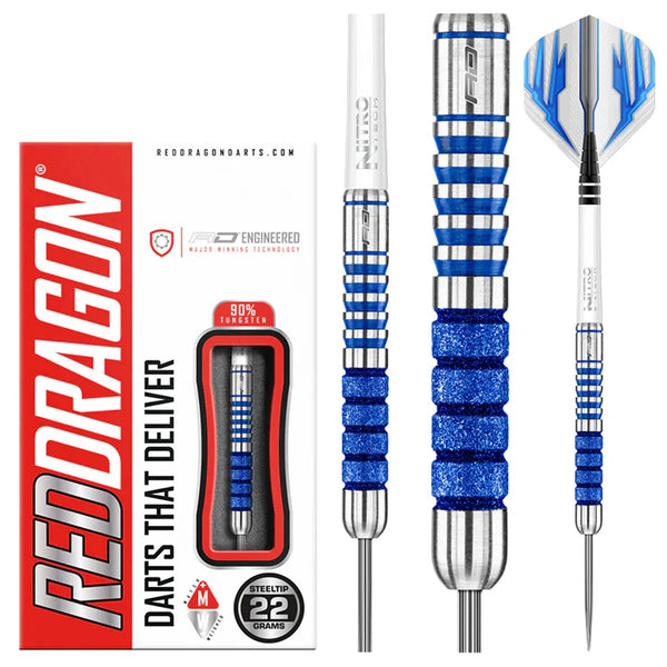 Red Dragon Colin Lloyd Element 90% Tungsten Steel Tip Darts-1-22 GRAM-Premier Darts