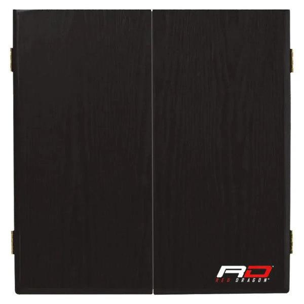 Red Dragon Deluxe Black Cabinet-1-Premier Darts
