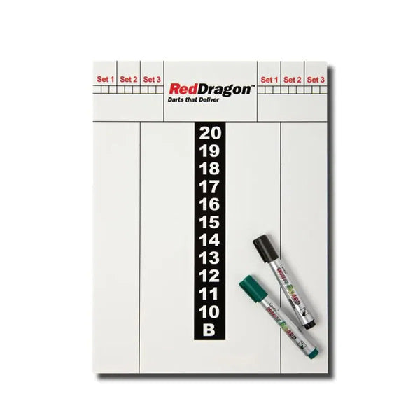 Red Dragon Dry Wipe Score Board-1-Premier Darts