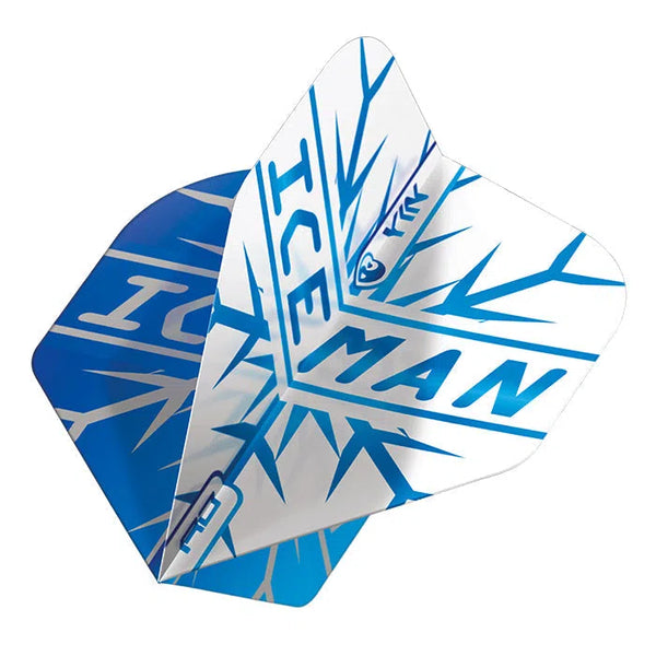 Red Dragon Gerwyn Price Blue & White Yin Yang Flights-1-Premier Darts