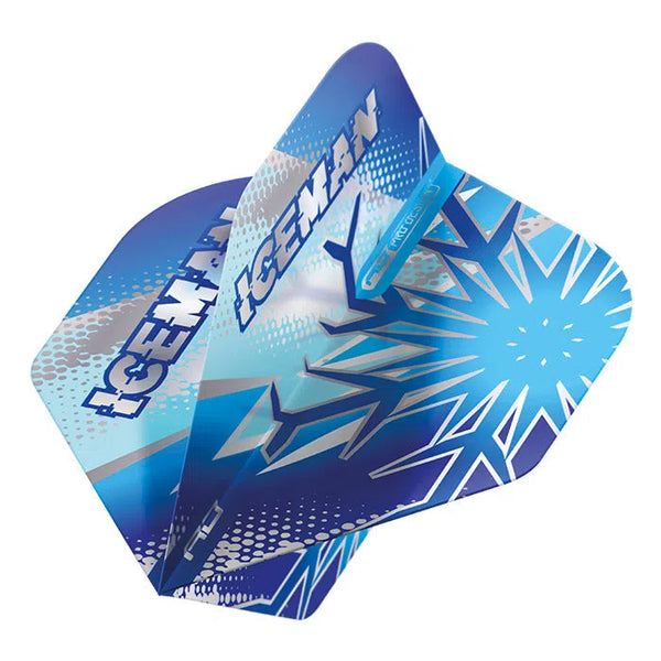 Red Dragon Gerwyn Price Bue Flake Hardcore Premium Flights-1-Premier Darts