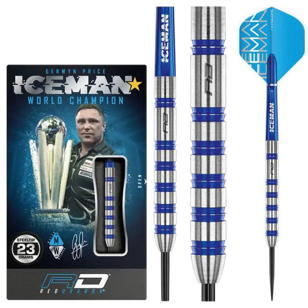 Red Dragon Gerwyn Price Challenger 80% Tungsten Steel Tip Darts-1-23 GRAM-Premier Darts