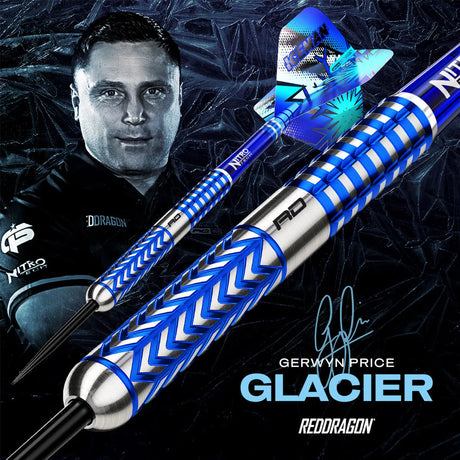 Red Dragon Gerwyn Price Glacier 90% Tungsten Steel Tip Darts