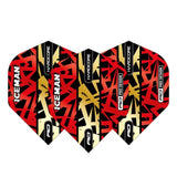 Red Dragon Gerwyn Price Red and Gold Hardcore Premium Flights