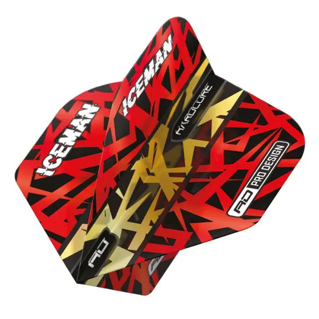 Red Dragon Gerwyn Price Red and Gold Hardcore Premium Flights