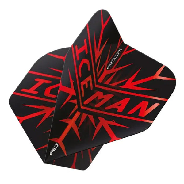 Red Dragon Gerwyn Price Red Hardcore Premium Flights-1-Premier Darts