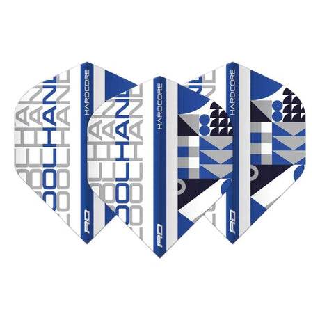 Red Dragon Hardcore Cool Hand White & Blue Stack Standard Flights