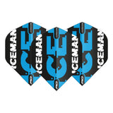 Red Dragon Hardcore Gerwyn Price Black & Blue Logo Standard Flights