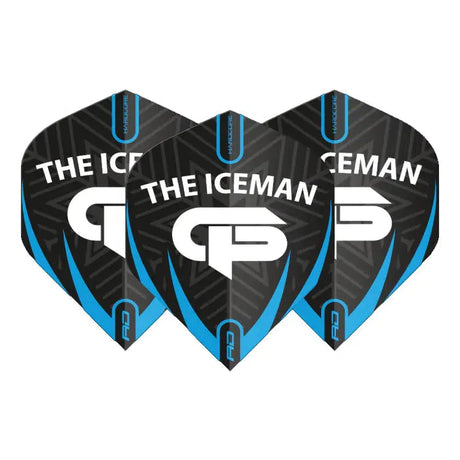 Red Dragon Hardcore Gerwyn Price Black Logo Standard Flights