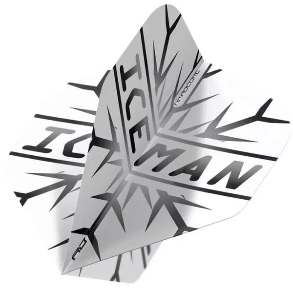 Red Dragon Hardcore Gerwyn Price Grey Snowflake Standard Flights-1-Premier Darts