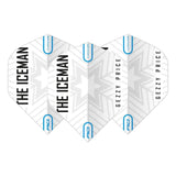 Red Dragon Hardcore Gerwyn Price White and Grey Snowflake Standard Flights