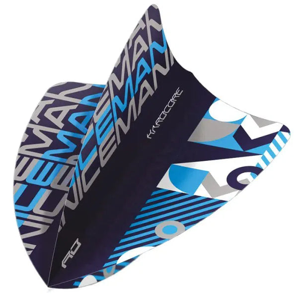 Red Dragon Hardcore Iceman Black Stack Freestyle Flights-1-Premier Darts