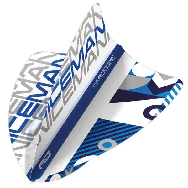 Red Dragon Hardcore Iceman White Stack Freestyle Flights-1-Premier Darts
