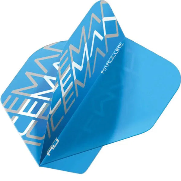 Red Dragon Hardcore Iceman White Triple Standard Flights-1-Premier Darts