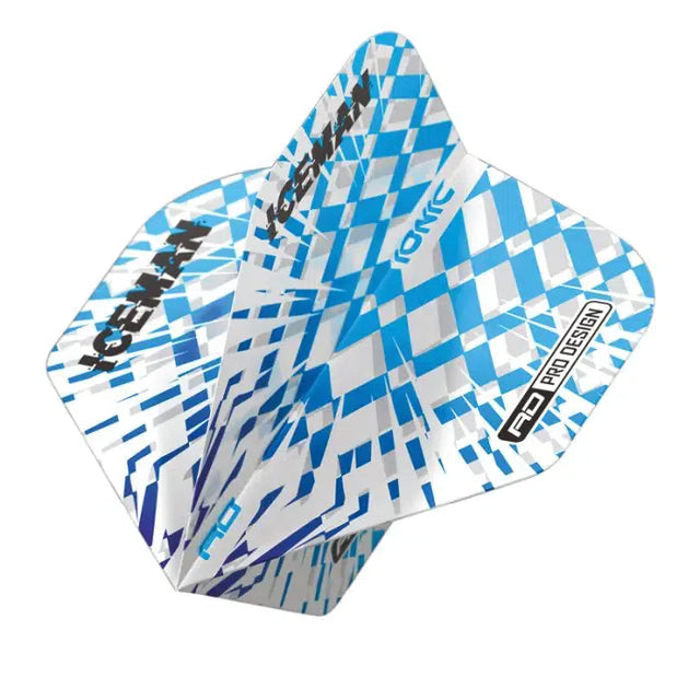 Red Dragon Hardcore Ionic Gerwyn Price Blue and White Burst Standard Flights