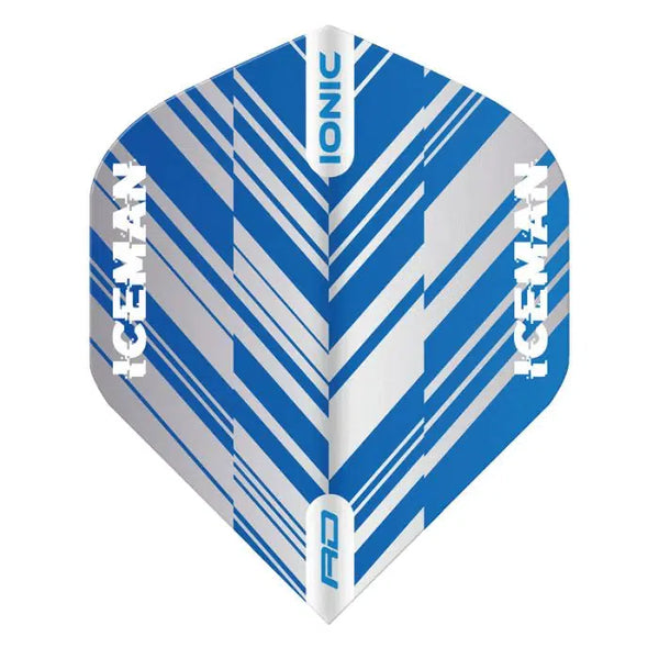 Red Dragon Hardcore Ionic Gerwyn Price Blue & White Stripe Standard Flights-1-Premier Darts