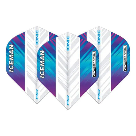 Red Dragon Hardcore Ionic Gerwyn Price Rainbow and White Standard Flights
