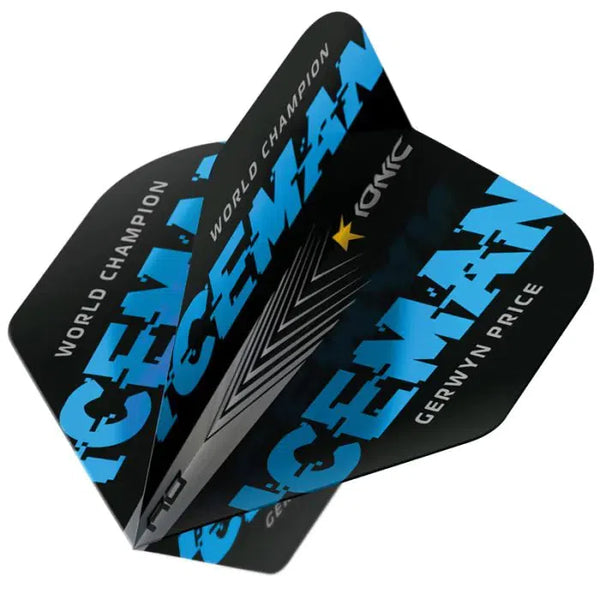 Red Dragon Hardcore Ionic Gerwyn Price World Champion Blue Standard Flights-1-Premier Darts