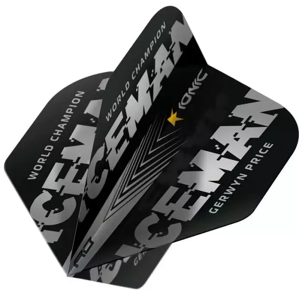 Red Dragon Hardcore Ionic Gerwyn Price World Champion Silver Standard Flights-1-Premier Darts