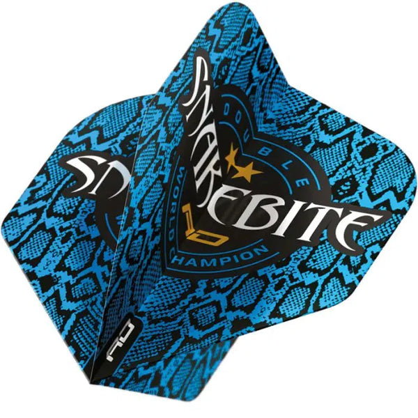 Red Dragon Hardcore Ionic Snakebite Blue Logo Flights-1-Premier Darts