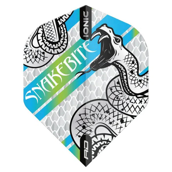 Red Dragon Hardcore Ionic Snakebite Coiled Snake Blue Flights-1-Premier Darts