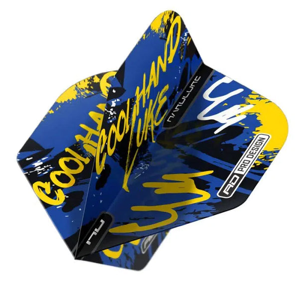Red Dragon Hardcore Luke Humphries Graffiti Blue Standard Flights-1-Premier Darts