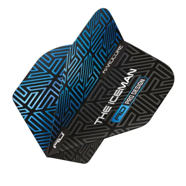 Red Dragon Hardcore Premium Gerwyn Price Blue & Black Flights-1-Premier Darts