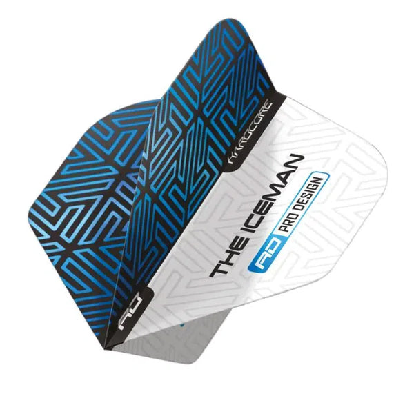 Red Dragon Hardcore Premium Gerwyn Price Blue & White Flights-1-Premier Darts