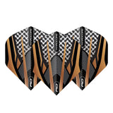 Red Dragon Hardcore Premium Gold, Black & Grey Flights